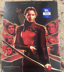 THE HUNGER GAMES 4 FILM 4K ULTRA HD + BLU-RAY + DIGITAL STEELBOOK COLLECTION NEW - Picture 1 of 5