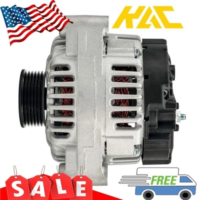 For 2002 2003 2004 Chevrolet Corvette V8 5.7L 12V 145 Amp Alternator 13968N - Image 1 of 4