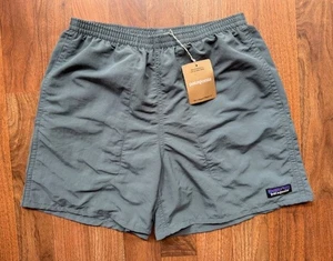 Patagonia M’s Baggies Shorts 5” Plume Grey Men's SML Hiking Swim Outdoors NWT - Picture 1 of 15