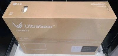 LG 27" Gaming Monitor UltraGear QHD 1ms 240Hz 2560x1440 IPS PC Monitor 27GR83Q-B - Image 1 of 4