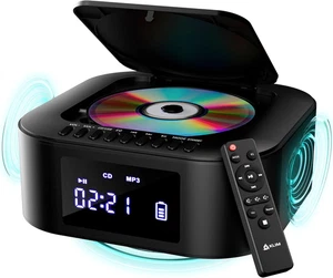 Boombox E1 - CD Player Portable Audio System + Extra BASS with Subwoofer + FM Ra - Picture 1 of 8