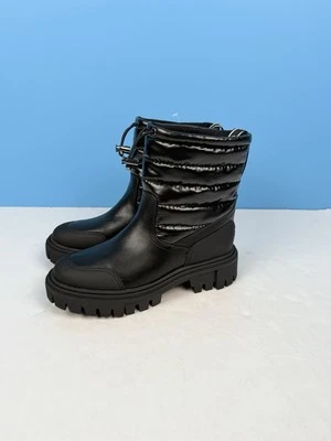 Calvin Klein Women’s Relika Quilted Black Boots Winter Snow Size 6M NWOT - Image 1 of 4