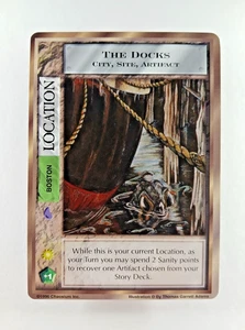 The Docks - Tarjeta Mythos CCG (1996 Chaosium) Ubicación, Boston Cthulhu Lovecraft - Imagen 1 de 2