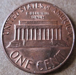 1983-P MEMORIAL REVERSE DIE CRACK W/ 2 DIE CHIPS + MILD DIE CLASH ERROR, AU/RED - Bild 1 von 3