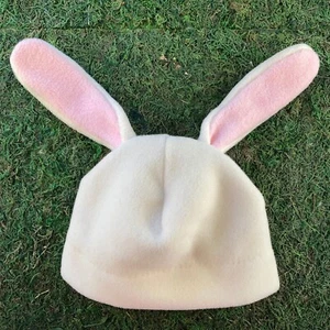 Puffin Gear White Snow Bunny Warm Winter Baby Hat Girls Boys Floppy Ears NWT - Picture 1 of 5