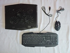 Moojay C52 Gaming Kühler & Pro Havit kabelgebundene Tastatur mit Maus - Bild 1 von 12