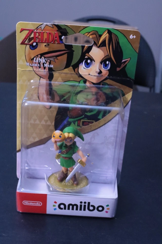 Link Majoras Mask Nintendo Amiibo Colección TLOZ - Totalmente Nuevo Foto 1 de 1