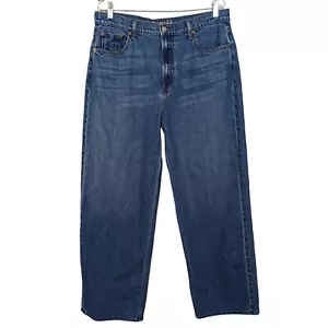 Pantalones de mezclilla holgados Mother Snacks The Fun Dip Puddle Wash Delicious Memories talla 32 - Imagen 1 de 13