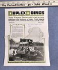 Vintage Original June 1922 Duplex Doings Newsletter Magazine - Duplex Trucks