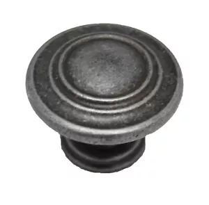 Keystone Akzente Schrankknauf 1-5/16" Ring verwittertes Nickel K378 25 + KOSTENLOSER VERSAND - Bild 1 von 3