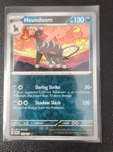 Houndoom ERROR REVERSE HOLO BLEED 133/197 Pokemon TCG Card OBF Near Mint NM - Picture 1 of 2