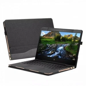 Detachable Luxury PU Leather Laptop Sleeve Case Cover For HP Spectre X360 13.3” - Picture 1 of 15