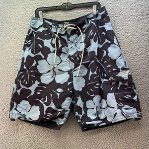 Hollister Swim Trunks Mens blue Hawaiian NO TAG WITH SIZE PLEASE SEE PHOTOS - Picture 1 of 14