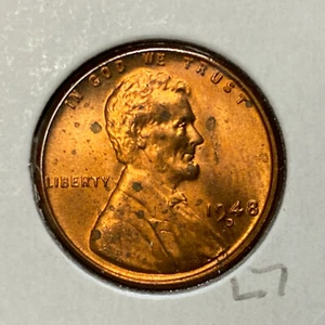 1948 D BU Lincoln Red L7 - Picture 1 of 2