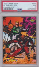 1992 Upper Deck Fanimation # - 510 JORDAN & BIRD  PSA  7  READ