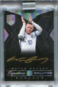 2018 Panini Eminence Signature Salutes 8 Wayne Rooney Diamond Auto 2/10 - Imagen 1 de 2