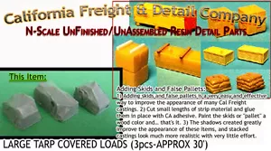 GROSSE PLANE ÜBERDACHTE LASTEN (3 Stück) N/1;160 CAL Fracht & Details *NEU* - Bild 1 von 12