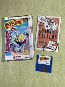Who Framed Roger Rabbit Computer Game IBM PC 1988 - Picture 1 of 10