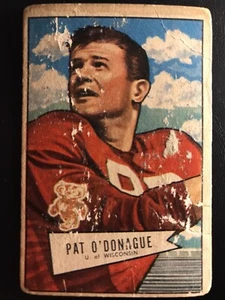 🏉 1952 Bowman Small Football # 117 Jim Pat O’Donahue 🏈 San Francisco 49ers - Imagen 1 de 2
