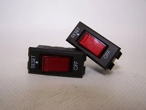420908 PAIR (2) Sea-Dog Line 8 Amp Rocker Switch Circuit Breaker 12 Volt - Picture 1 of 5