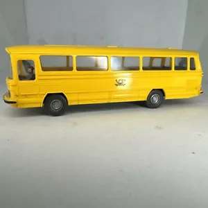 Wiking HO 1/87 Mercedes-Benz 302 autobus poste tedesche Deutsche Bundespost giallo - Foto 1 di 6