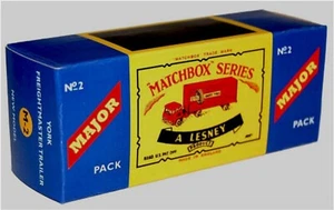 Matchbox Lesney M2 BEDFORD TK "DAVIES TYRES" FREIGHT TRUCK B TYPE REPRO BOX * - Picture 1 of 1