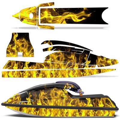 Jet Ski Graphics Stickers Decals For Kawasaki 750 SX SXR 1992-1998 ICE Y - Imagem 1 de 4