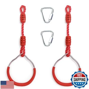 Backyard Ninja Ring Hang Gymnastic Fist Swing Monkey Bars Playground Equipmen - Picture 1 of 5