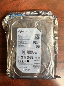 SEAGATE IRONWOLF 6TB 7.2K 6G 3.5" SATA HARD DRIVE - ST6000VN001 - Picture 1 of 1