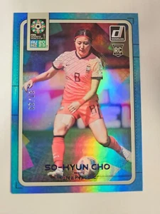 2023 Panini Donruss FIFA Women's World Cup So-Hyun Cho #102 Blue 80/99 RC Rookie - Picture 1 of 3