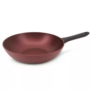 Paderno Classic Wok Stir Fry Pan, Non Stick Maroon 30cm - Picture 1 of 7