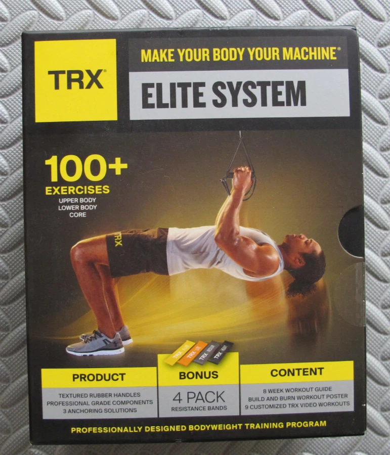 Тренажер с подвеской TRX Elite System черный/желтый - Изображение 1 из 4