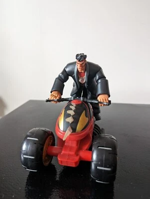  Boneco ATOM Action Man MEGA PAINE e veículo STREET SHREDDER - Imagem 1 de 4