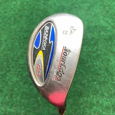 Empuñadura de terciopelo Tour Edge Hybrid Bazooka QLS 23 grados 4H QLS-70 R-flex Tour derecha Foto 1 de 4