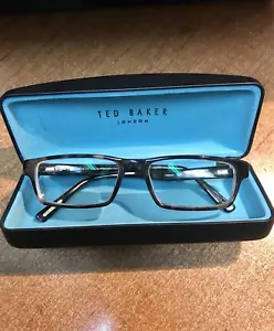 TED BAKER Lightly Used Eyeglass Frame Rectangular Shape 52ㅁ16 - Picture 1 of 5