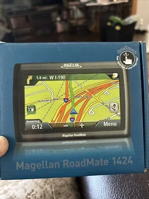 Magellan RoadMate 1424 Portable GPS Navigator UNTESTED - Image 1 of 4