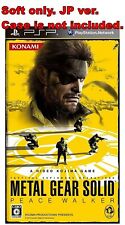 Sony PSP Soft Only Metal Gear Solid Peace Walker Japan PlayStation Portable