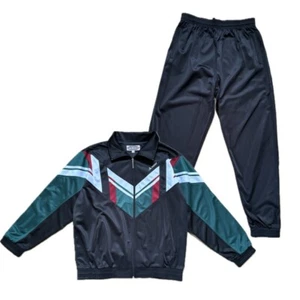 NEU XXL 2XL |HERREN RETRO SPORTANZUG TRAININGSANZUG JOGGINGANZUG FITNESS | PARIS - Bild 1 von 8