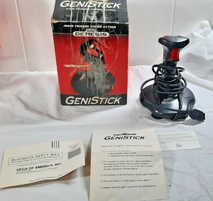 Sega Genesis Genistick Joystick Controller Model 1656 CIB Instructions Reg Card - Picture 1 of 5