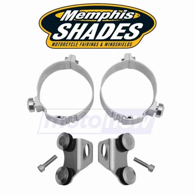 Memphis Shades Mounting Kit for Fork Deflectors for 2005-2009 Honda VTX1300R ci — 第 1/4 张图片