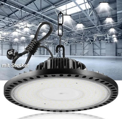 300W UFO LED hall lighting industrial lamp hall spotlight workshop plug - Image 1 of 4