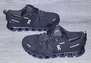 Sizes 8.5- Cloud 5 Waterproof Men's All Black - Picture 1 of 13