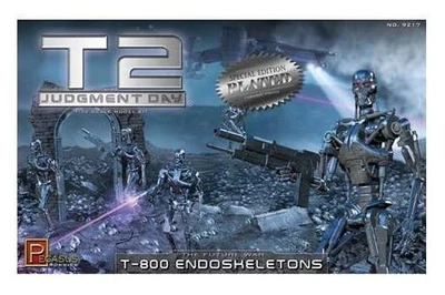 🔹 1/32 Pegasus Hobbies #9217 – Terminator 2: Future War T-800 Endoskeletons (5) - Image 1 of 2