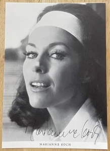 MARIANNE KOCH, 100% ORIGINAL HANDSIGNIERTES SAMMLERFOTO, LEGENDÄRE SCHAUSPIELERIN! - Bild 1 von 1
