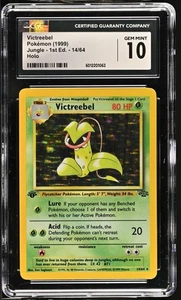 (PSA) CGC 10 VICTREEBEL 1st Edition Jungle Holo Rare Pokemon Card #14 GEM MINT! - Picture 1 of 2