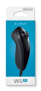 Wii U Black Nunchuck Controller for Nintendo Wii 4902370517859 Japan Video Game - Picture 1 of 1