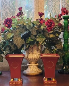 Schönes Vintage Keramik Deko Paar Trenton TAC Vasen - Bild 1 von 17