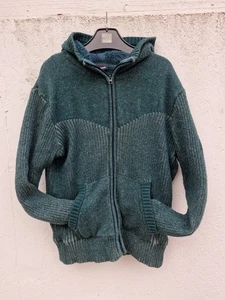 Bench Teddyfell Strickjacke Gefüttert Grün XL Petrol Farben Herren Jungen Warm - Bild 1 von 13