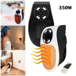 Top Heat Plug-in Heater,400W Small Alpha Space Heater, Mini Wall Mounted - Picture 1 of 16