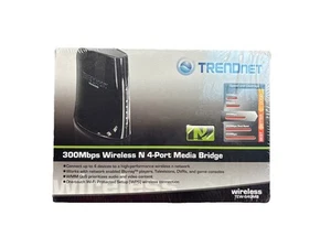 Pont multimédia WiFi sans fil N 4 ports TRENDnet TEW-640MB neuf (scellé) - Photo 1/2